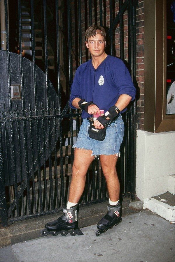 DominicRod0's tweet photo. Every once in a while its important to remind people of the 'Nathan Fillion in Rollerblades' pictures. https://t.co/UDqWj0w66G