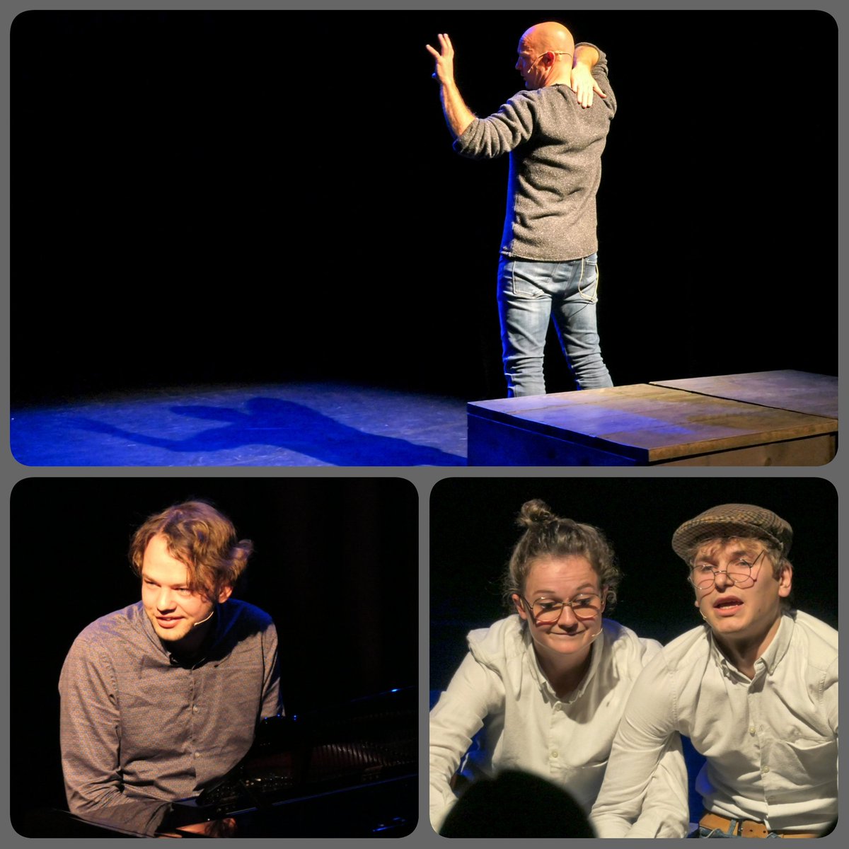 Thuis. Nagenieten. Van pril maar veelbelovend materiaal van 4e jaars studenten Koningstheateracademie Myrthe van Velden &amp; Lander Severins ofwel cabaretduo Grof Geschud, en van Bart Jakobs. Met als afsluiter avond zeer sterk gastoptreden van <a href="/JochenOtten/">Jochen Otten</a>.