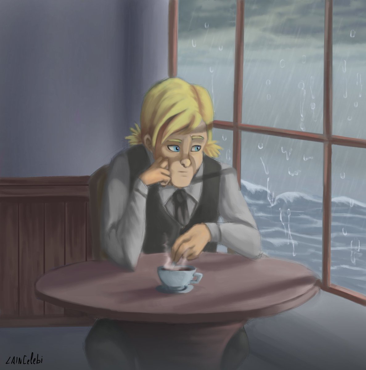 larik11's tweet image. and i finally finished it #felixagreste #MiraculousLadybug #krita #fanart #drawing