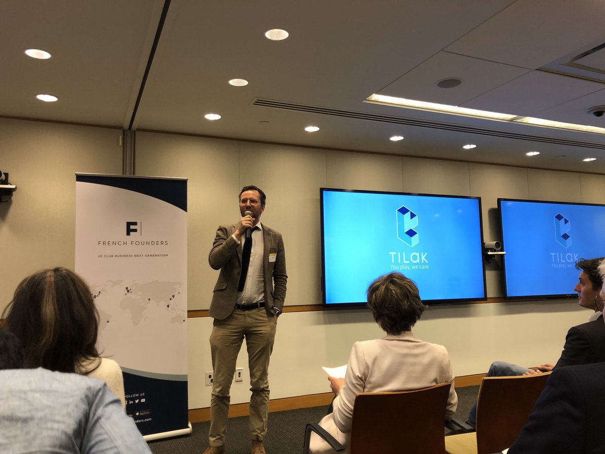 Listening to the pitch of @Tilakhealth at the Startups to VCs event with <a href="/FrenchFounders/">Frenchfounders</a>