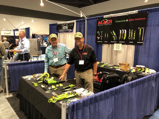 MADI_Lineman's tweet photo. @NWPPAssoc show. Come by the booth to see the newest wrench and knife #innovation #nwppa show #maditools #lineman #linemen #linework #safety #productivity #publicPower #nwppa @NWPPAssoc https://t.co/XDkqpMnyHL