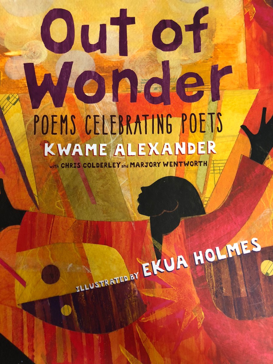 MrDietteReads's tweet photo. Did a great book talk today to get my 5th grade students excited about writing poetry.  Thanks @kwamealexander, Chris Colderley, and Marjory Wentworth for your amazing words, and Ekua Holmes for your stunning images!!!  #ARCLMSBooks #PoetryMonth https://t.co/Ju61Ejzpww