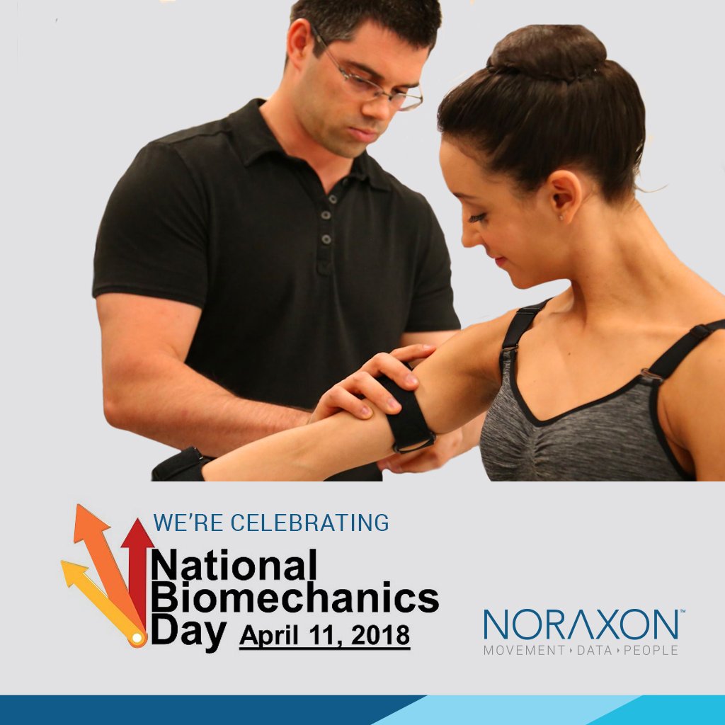 NoraxonUSA's tweet photo. Today we join @BiomechanicsDay to celebrate students and professionals around the world who are dedicated to the study of human movement. #NBD2018 #MovementDataPeople. https://t.co/NQNs0FWpyk