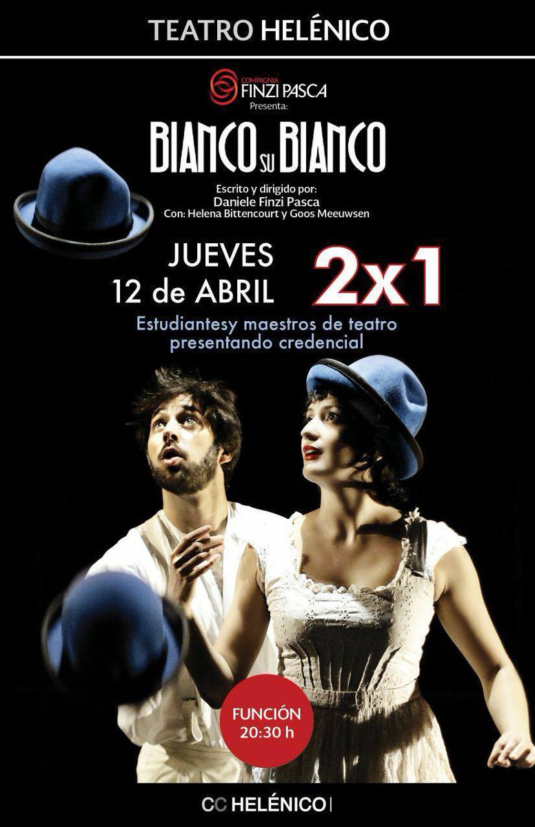 ¡La promoción es mañana, no se la pierdan, estudiantes y maestros de teatro!