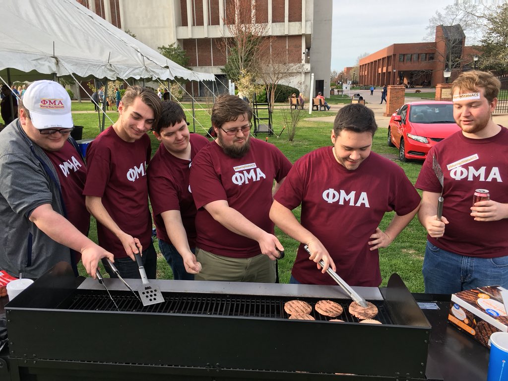 AllCampusSing's tweet photo. Hungry? The brothers of Phi Mu Alpha are selling delicious concessions under the tent right now! 
Hamburgers $2.50
Cheeseburgers $3.00
Hotdogs $2.00
Chips $0.50
Drink $1.00 https://t.co/nXw44I0nel