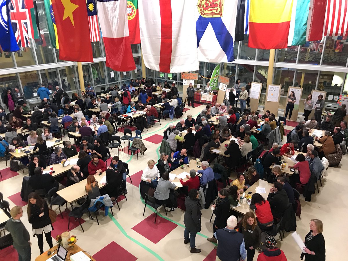 Lots of great discussion happening as people work through the activity booklets. Hey participants, are there any big ideas coming from your table? #wherewillwegrow