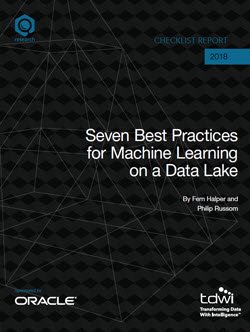 Effective #MachineLearning requires huge amounts of data. This #TDWIChecklist Report shows you 7 ways to use #DataLakes to simplify the process. bit.ly/2HfeTKd