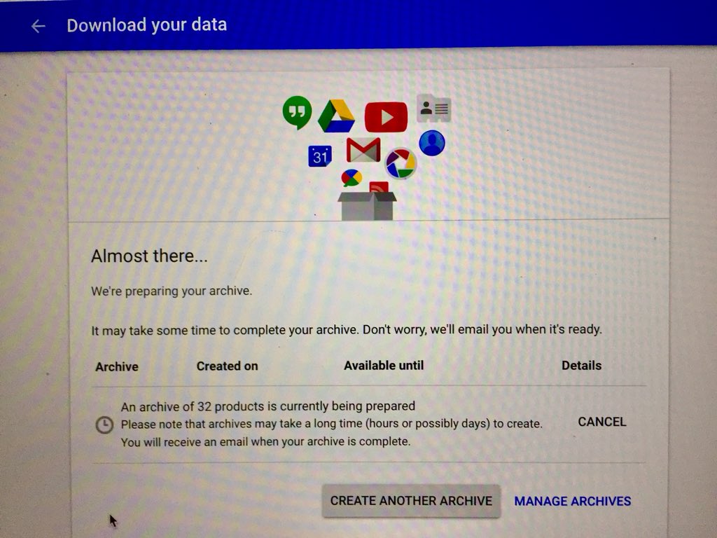 denverhopkins's tweet image. Don’t you want to know? #ownyourdata #googletakeout