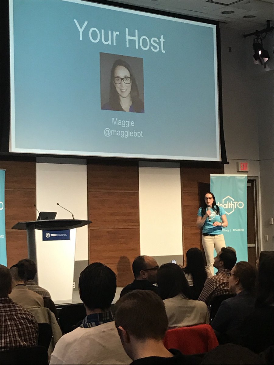 hmitchellTO's tweet photo. The hostess with the mostest! @maggiebpt #HealthTO #THIW https://t.co/0bZayDhNr2