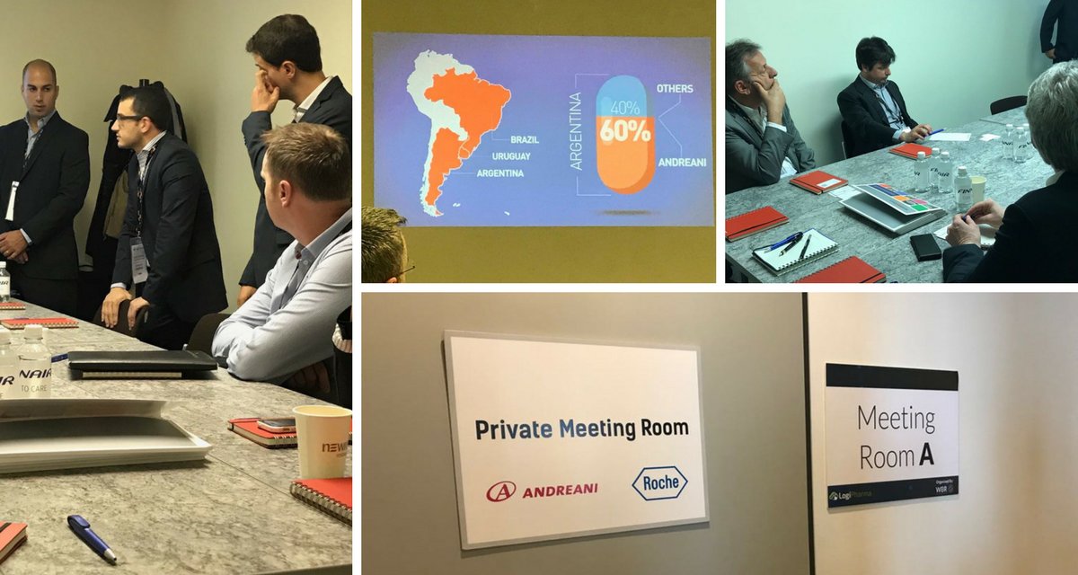 AndreaniOk's tweet image. #Suiza | Hoy, en #LogiPharma 2018 estuvimos presentando el nuevo modelo integral de gestión logística junto a Roche, ante más de 30 Directivos de importantes Laboratorios Multinacionales #SupplyChain #Pharmaceutical #Logistics #CyPE