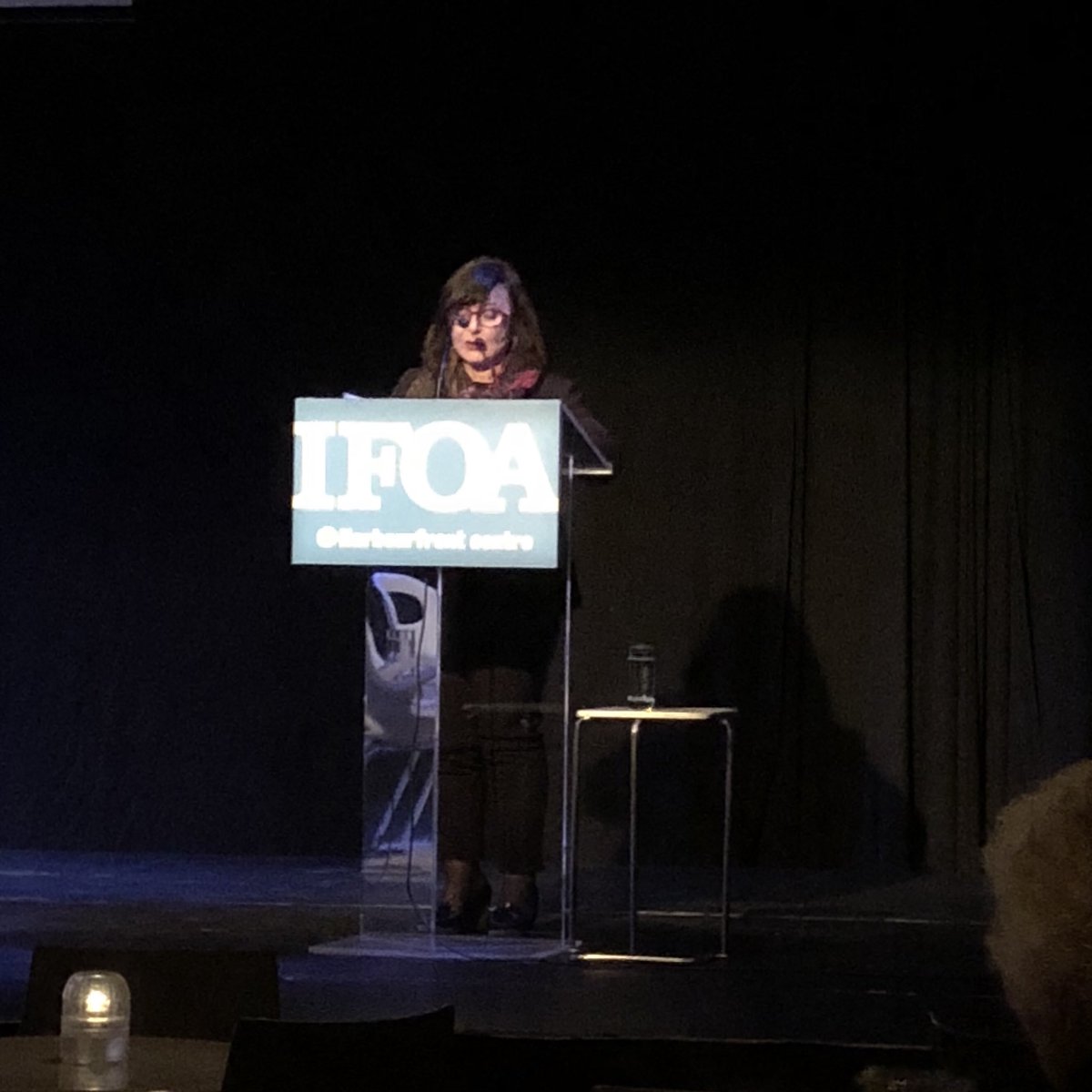 festofauthors's tweet photo. Ami Sands Brodoff, Connie Guzzo-McParland, Mariam Pirbhai and Mehri Yalfani reading at tonight’s #IFOAweekly. https://t.co/jXmopsVDle