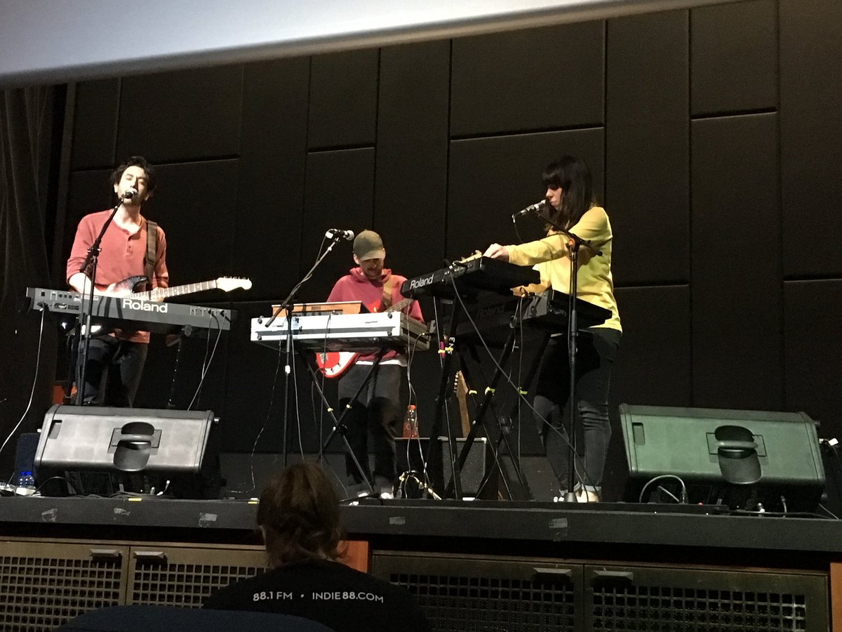 #braveshores #indie88 #indie88bandandamovie     Brave Shores at the Royal Cinema last night.  They were awesome and so entertaining!   Thanks for a great show!!