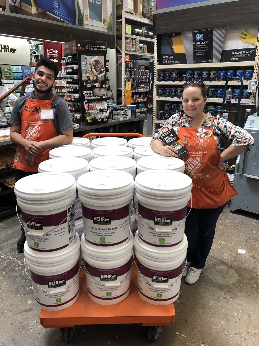 Great team work at THD 526! Clarissa sold and Hector mixed 47 fives in two days! Over 5k out the door! <a href="/Vanessa51758301/">Vanessa Castillo</a> <a href="/jmr5723/">Jose Rodriguez</a> <a href="/BehrSouthwest/">Geoff</a>