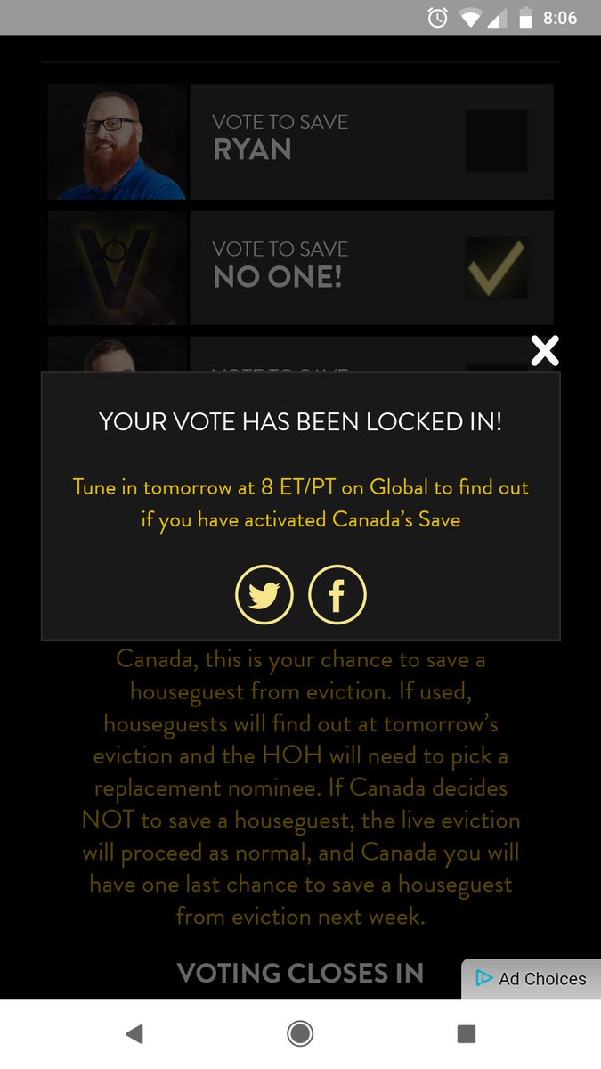 thecourtofash's tweet photo. #savenoone #bbcan6 https://t.co/AK0EnLTrAQ