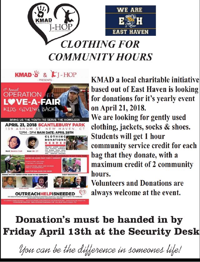 EH Athletes Let’s Help Out! <a href="/EhHive/">The Hive</a> <a href="/EHHS_FOOTBALL/">East Haven Football</a> <a href="/EH_Baseball_/">East Haven Baseball🐝⚾️</a> <a href="/EastieSoftball/">East Haven Softball</a> <a href="/ehvb2017/">EHHS Volleyball 2017</a> <a href="/eastiegsoccer/">E Haven Girls Soccer</a> <a href="/EHGVB/">EH GIRLS BASKETBALL</a> <a href="/EHBVB/">EH Boys Basketball</a> <a href="/EHHSwrestle/">EHHS wrestling</a> <a href="/EHVarsityHockey/">EHVH</a> <a href="/EHHSpompoms/">EHHS PomPoms♔</a> <a href="/EHHSCheer/">EHHSCheer</a> <a href="/ehvgt/">EHVGT</a> <a href="/ehv/">Hani Sindi</a>