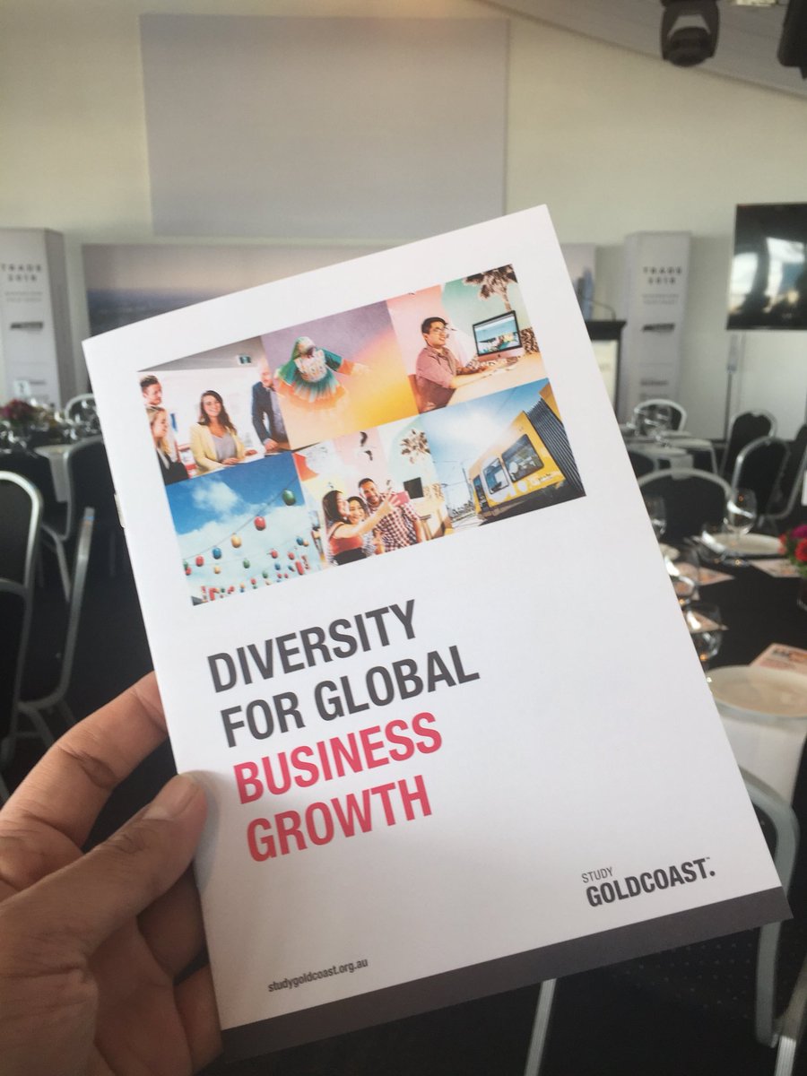 garyleecious's tweet photo. Time to put diversity on centre stage - @StudyGoldCoast Diversity for Global Business Growth #StudyGold Coast #embracingdiversity @StudyQld @rebecca_hall14 @shannwilloughby @EducaTeresa @SahilPassionLyf @ISANAnational https://t.co/5q3yRJbT4b