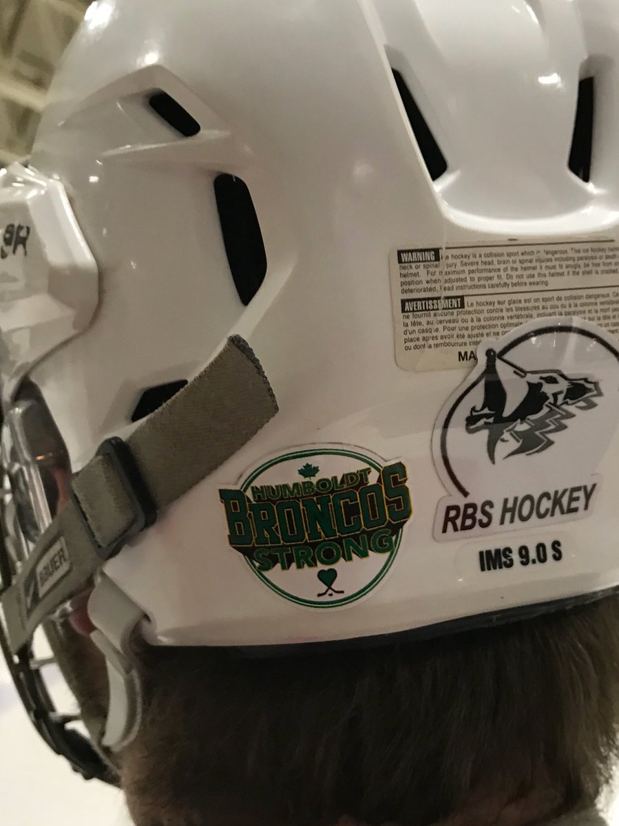 Good first win for <a href="/RBSSHockey/">RBSSHockey</a> vs Pacific Academy.  Lots of different scorers.  Team played hard with #HumboltBroncos in their hearts and on their heads. <a href="/BCHSHL/">BCHSHL</a>
