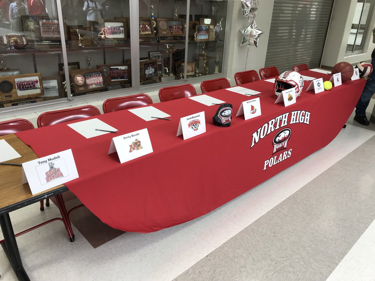 North St. Paul High School Activities Department tweet media