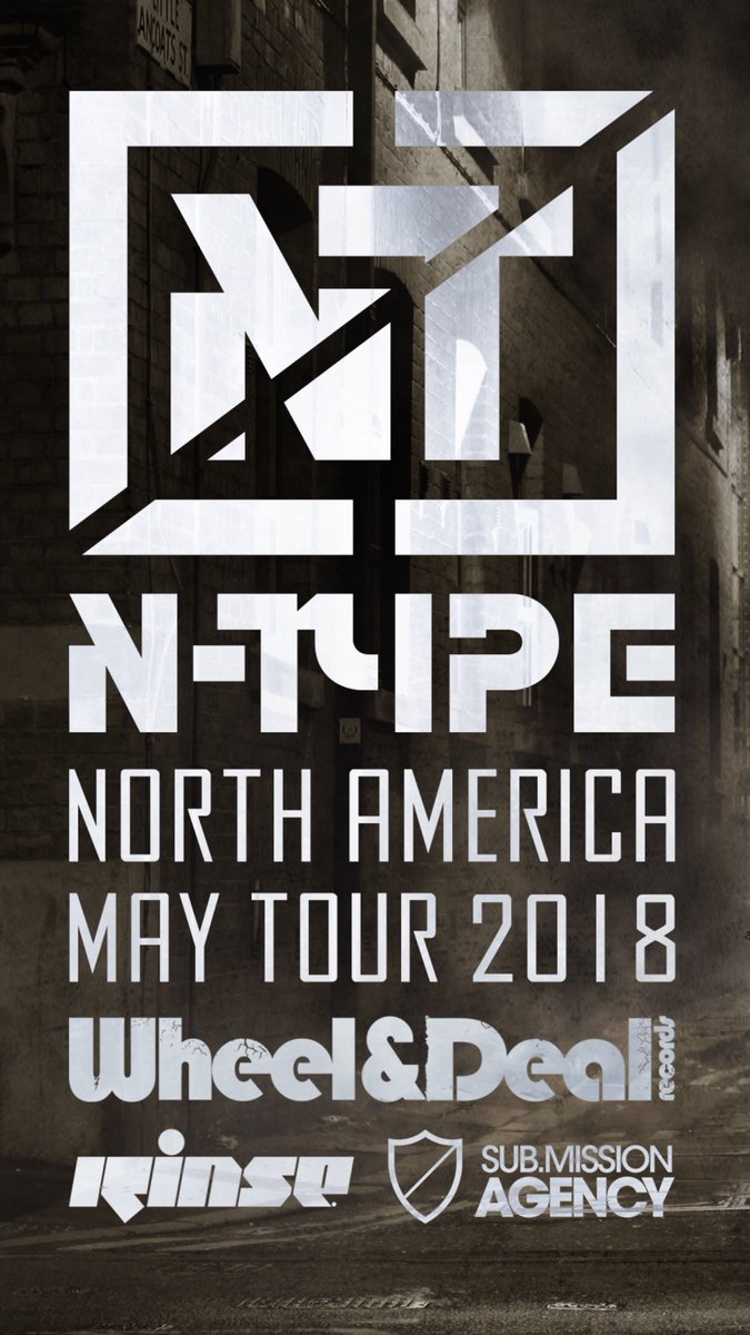 djntype's tweet image. N-Type May North America dates announced... #Dubstep #Originator