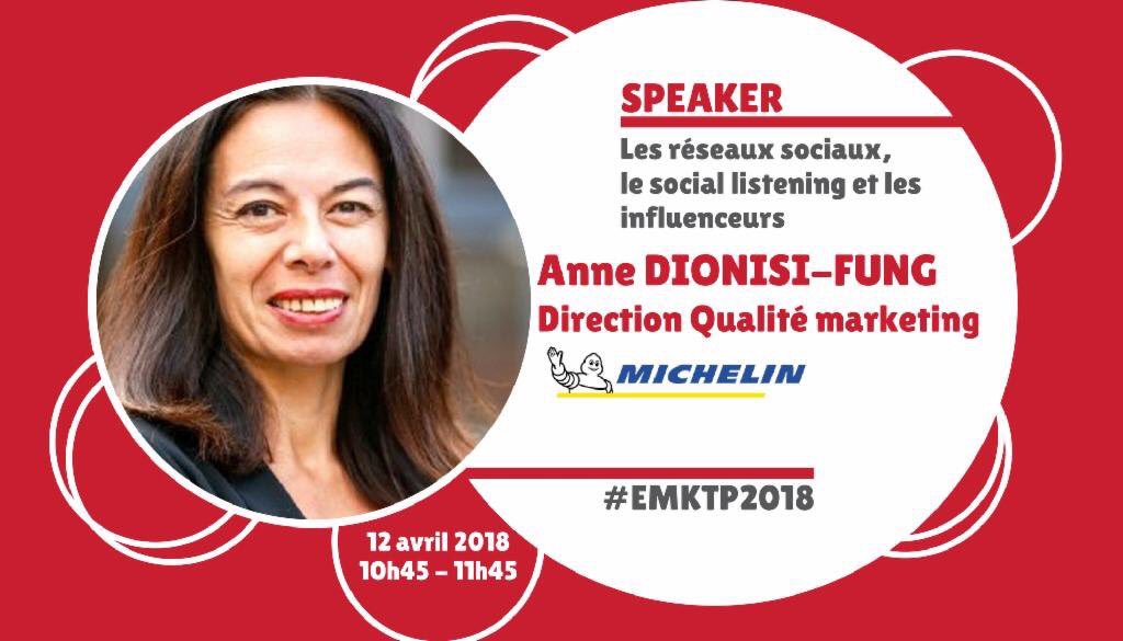 CecileDELETTRE's tweet photo. Découvrez les tops Stratégies sur les #socialmedia avec les experts des grands annonceurs : Témoignages @annedionisifung de @Michelin , @frenchieabroad de      @adidasfootball , @jbonnel de  @BNPParibas #EMKTP18 #EMKTP2018  suivie d’une conf. avec @LinkedIn @Twitter @facebook https://t.co/7ECCF78S6C