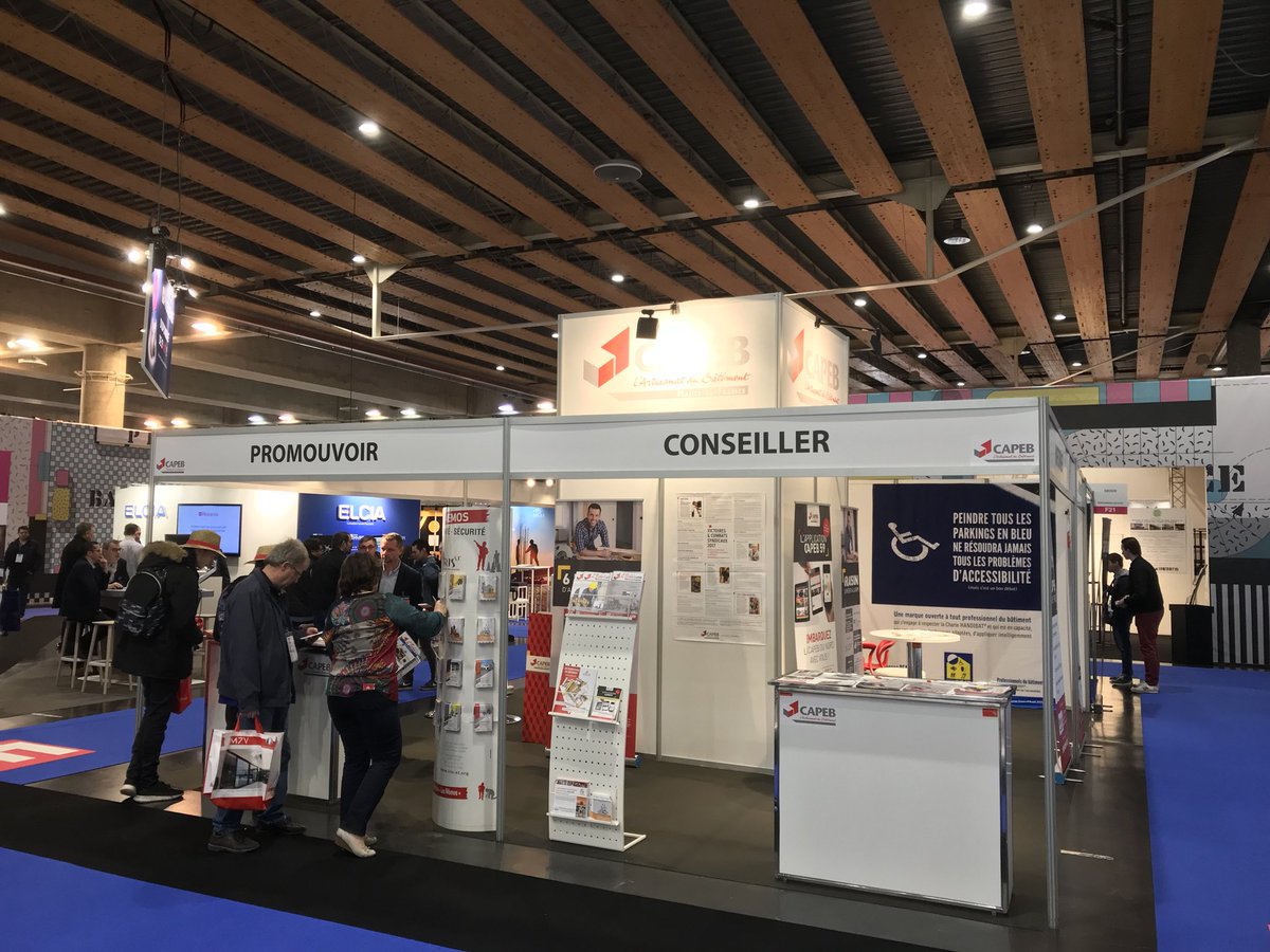 La CAPEB HDF vous accueille jusqu’à demain soir sur son stand au salon NORDBAT !!