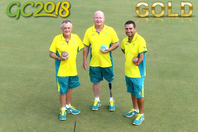 🗣 "If you had told me 18 months ago that I'd be standing here, about to get a gold medal, I would've said you're kidding yourself." 

Ladies &amp; Gentlemen, Ken 'Clutch' Hanson - <a href="/CommGamesAUS/">Commonwealth Games Australia</a> oldest ever gold medalist 💪🥇

Well done to our trio! 🌟

📰 - bit.ly/2GRIEQ1
