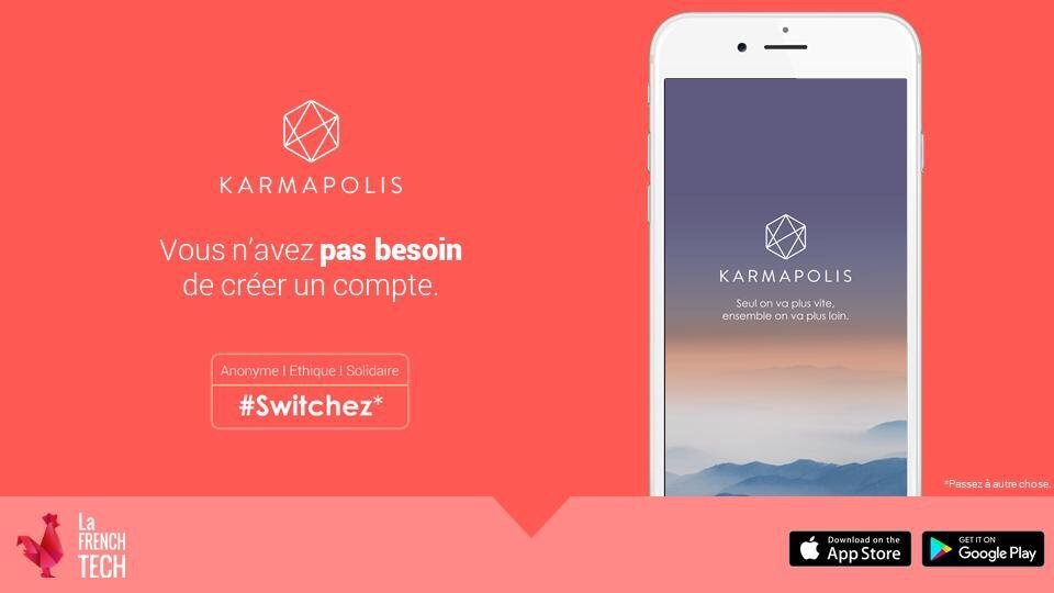 Sur Karmapolis nous ne souhaitons pas savoir qui vous êtes. #Gratuit #Ethique #Solidaire <a href="/guillaum_berger/">Guillaume Berger</a> <a href="/Qwant_FR/">Qwant</a>