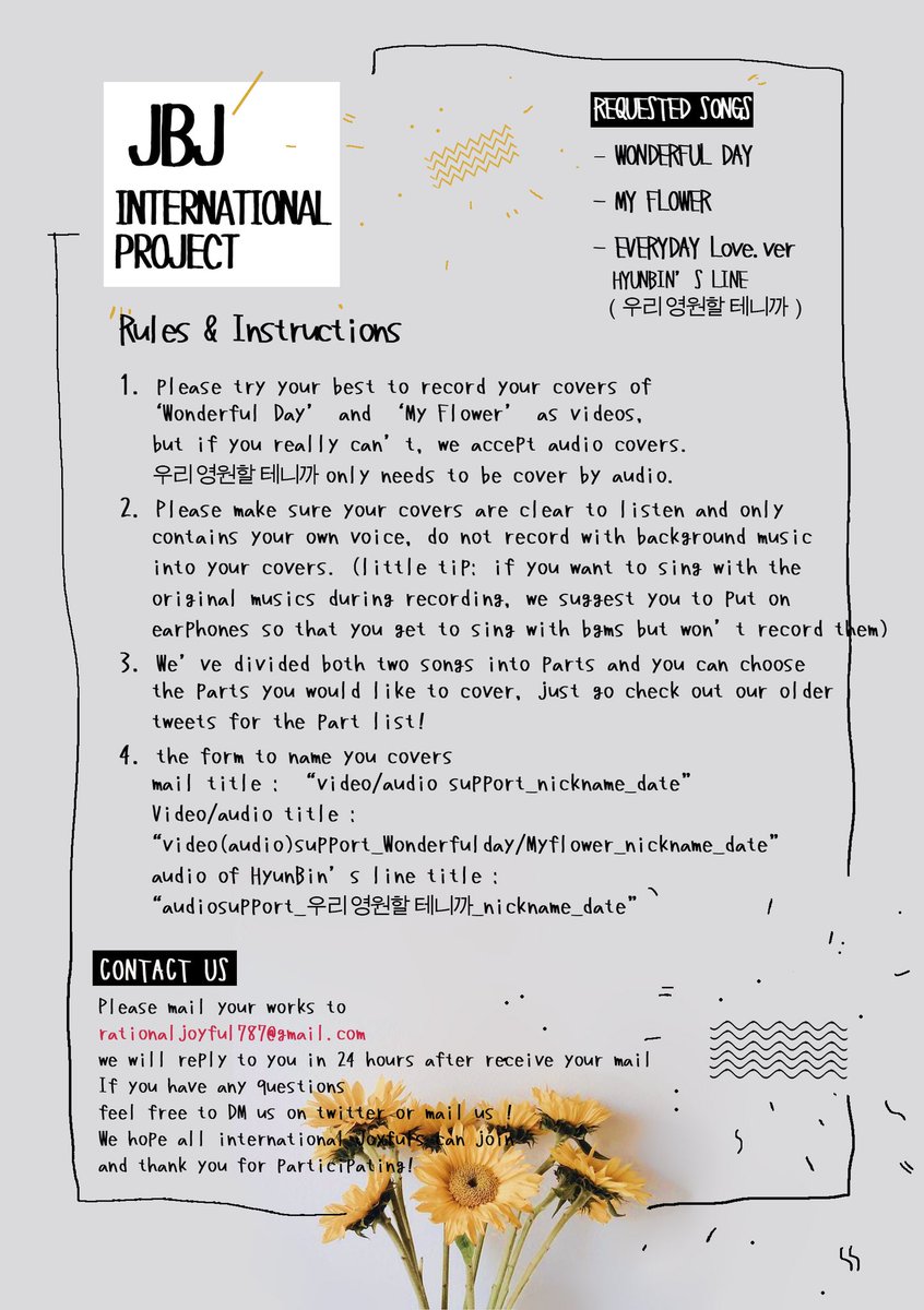 rational_Joyful's tweet photo. Good morning Joyfuls, here a detailed info for our video support project, if you still don’t understand or confused plz check the pic out ! #너로인해살아가_제비제  #JBJ https://t.co/XeuhhnmMVe