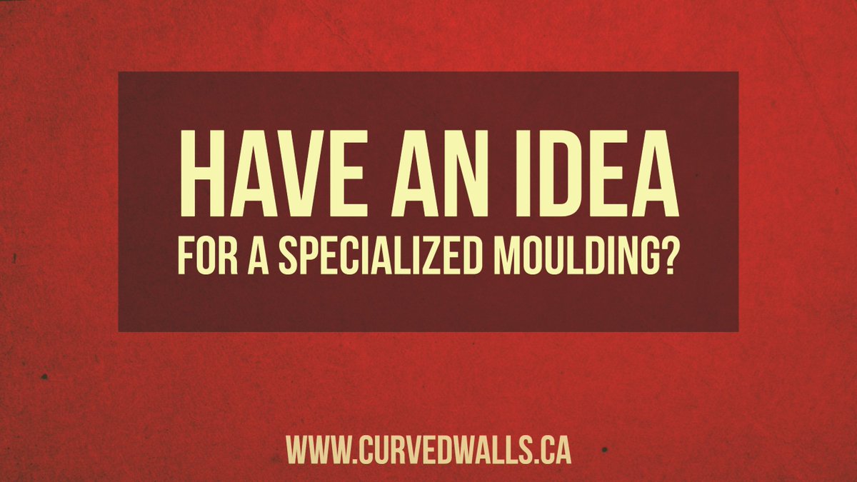 CurvedWalls's tweet photo. Have an idea for a specialized moulding? We can create it for you! Request a quote today! https://t.co/c03uQ3ZZmz https://t.co/lCOw1hy4dk