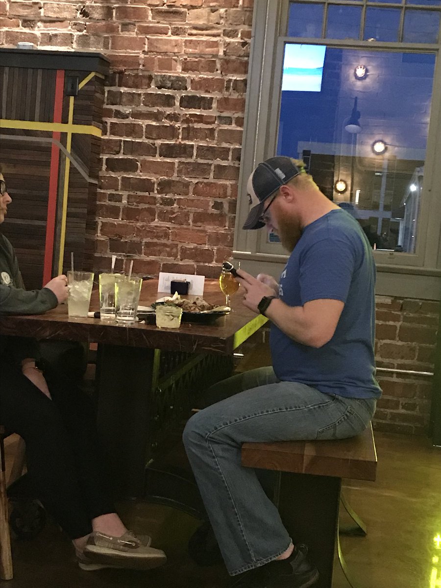 Luke_AB's tweet photo. @UncleChaps saw you in Huntington, WV tonight and was wondering which blog you were working on at dinner? https://t.co/d3iqWDJCcx