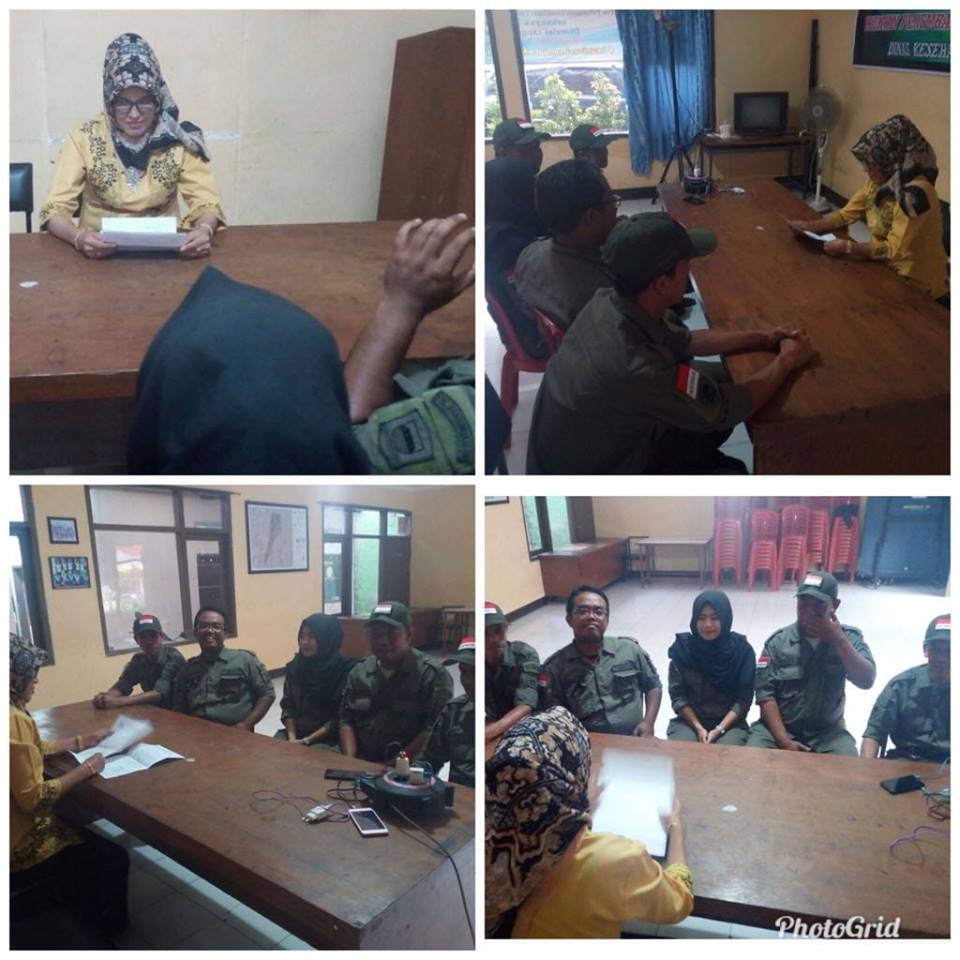 Giat Malam Kasie Pem Kel.Warung Muncang memberi arahan tentang keamanan daerah kepada Jaga Lembur tgl.11.04.2018 <a href="/KecBankul/">Kec. Bandung Kulon</a>