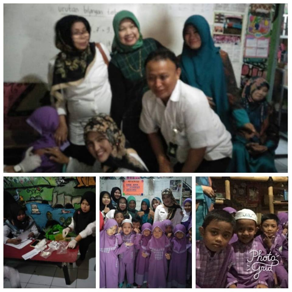 Giat Ket.TP.PKK dan Kasie Kesos dan ekbang kel.Warung Muncang monitoring pelaksanaan Imunisasi Difteri di Paud Istikomah tgl.10.04.2018 <a href="/KecBankul/">Kec. Bandung Kulon</a>