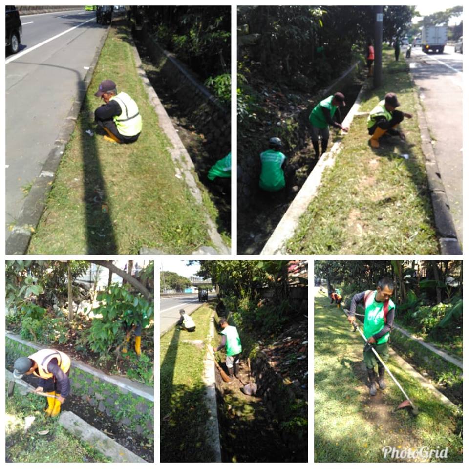 Rutinitas Gober Kel. Warung Muncang Memelihara Keberaihan Sepanjang Pintu Keluar Tol pasirkoja tgl.11.04.2018 <a href="/KecBankul/">Kec. Bandung Kulon</a>