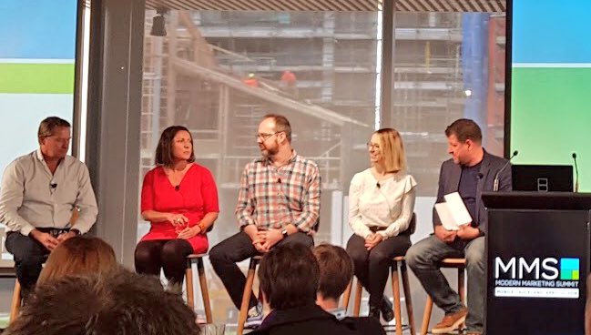 avidlyapac's tweet photo. Our @romidex doing her thing on the #mmsakl panel to discuss experiences over impressions. https://t.co/yLOrmwQjIY