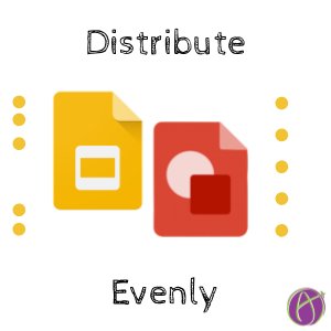 Evenly Space Elements in Google Drawings (or Slides) - alicekeeler.com/2016/12/31/eve…