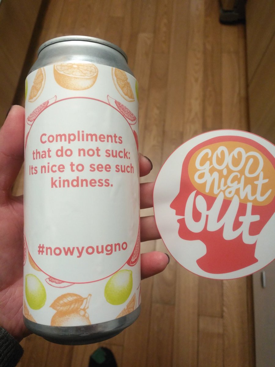 <a href="/goodnightoutVAN/">Good Night Out Van</a> great beer colab! #nowyougno #consentiscool