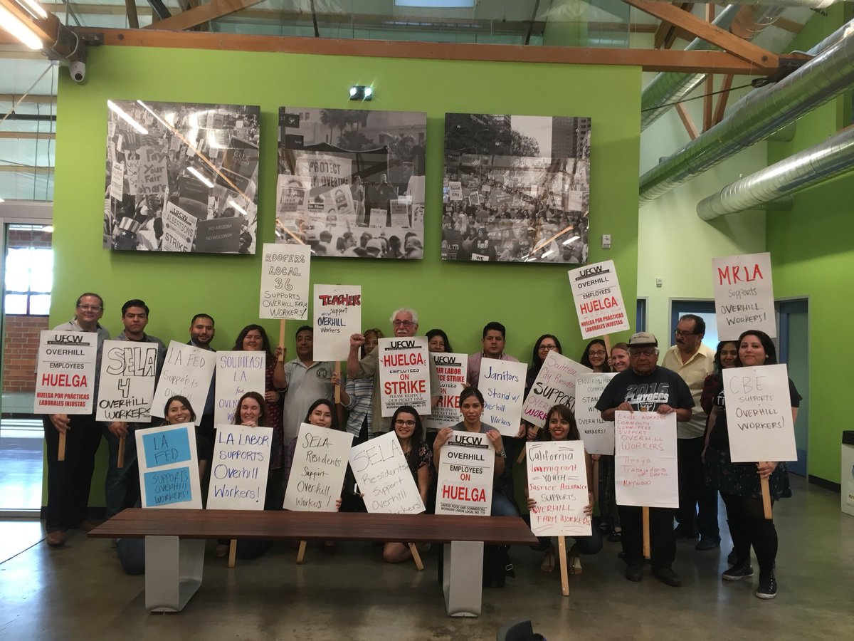 LALabor's tweet photo. Southeast LA supports Overhill Workers! #1u https://t.co/ENMsjflJmV