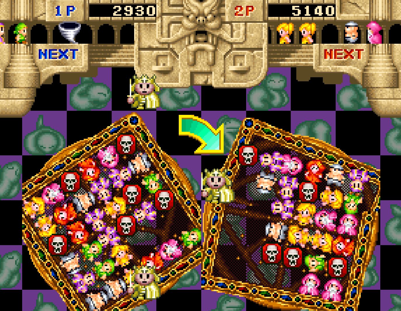 Hamster Corporation Ps4 Xbox One Nintendo Switch アケアカneogeo ぐるりん の配信がスタート 本作は1994年にフェイスから発売されたアクションパズルゲームです 魔法陣 ぐるりん を回転させながらプレイする これまでにない不思議で新感覚なパズル
