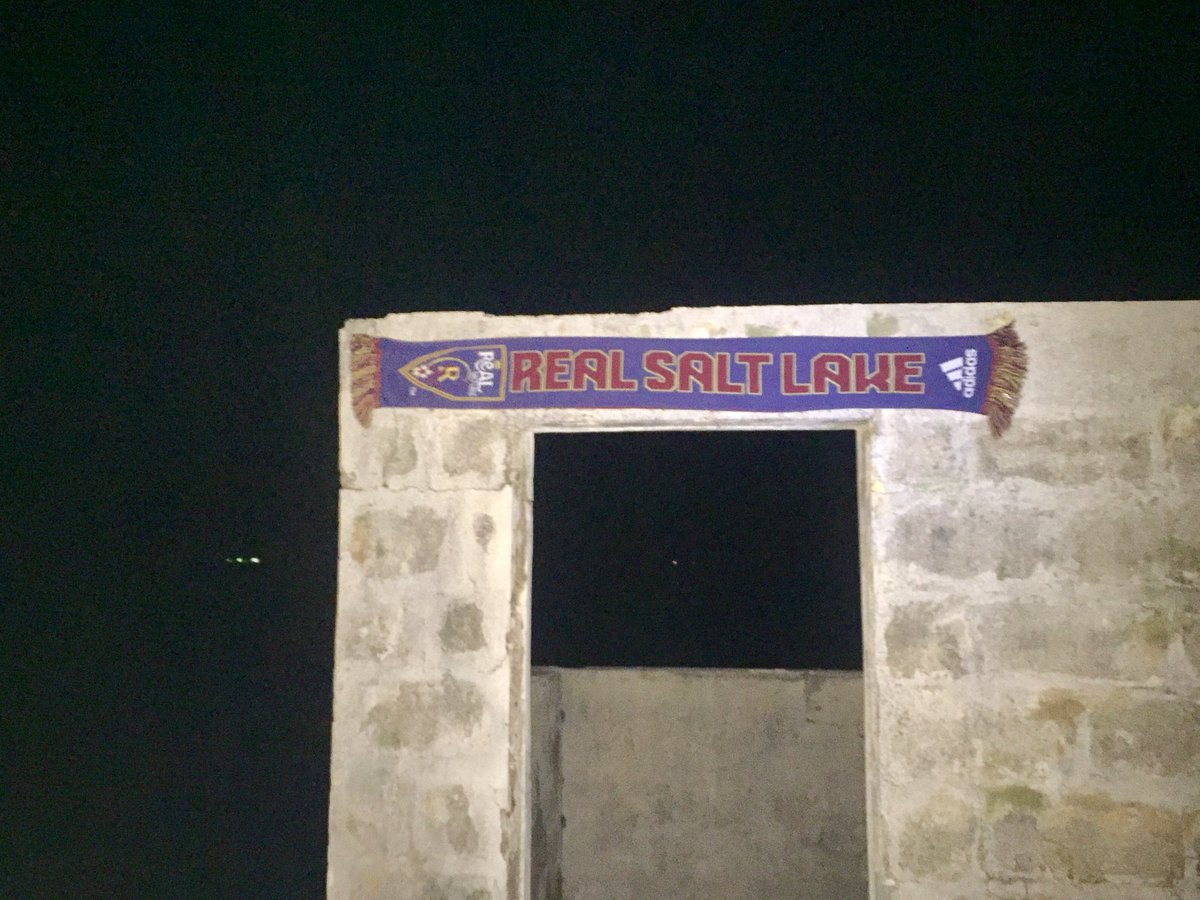 Kevin Pierce’s RSL scarf on the lookout point of Water Island, USVI! Keeping you with me lil bro! #gamesnotoverKP #getyourbloodpressurechecked #takecareofyourbloodpressure @rslfans @RealSaltLake @petkemike