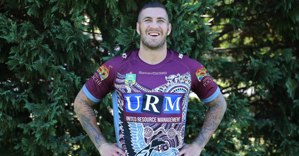 The Sea Eagles are proud to launch our 2018 #NRLIndigenous Jersey! 

📝 - bit.ly/MWSEIndigenous

#WeAreManly
