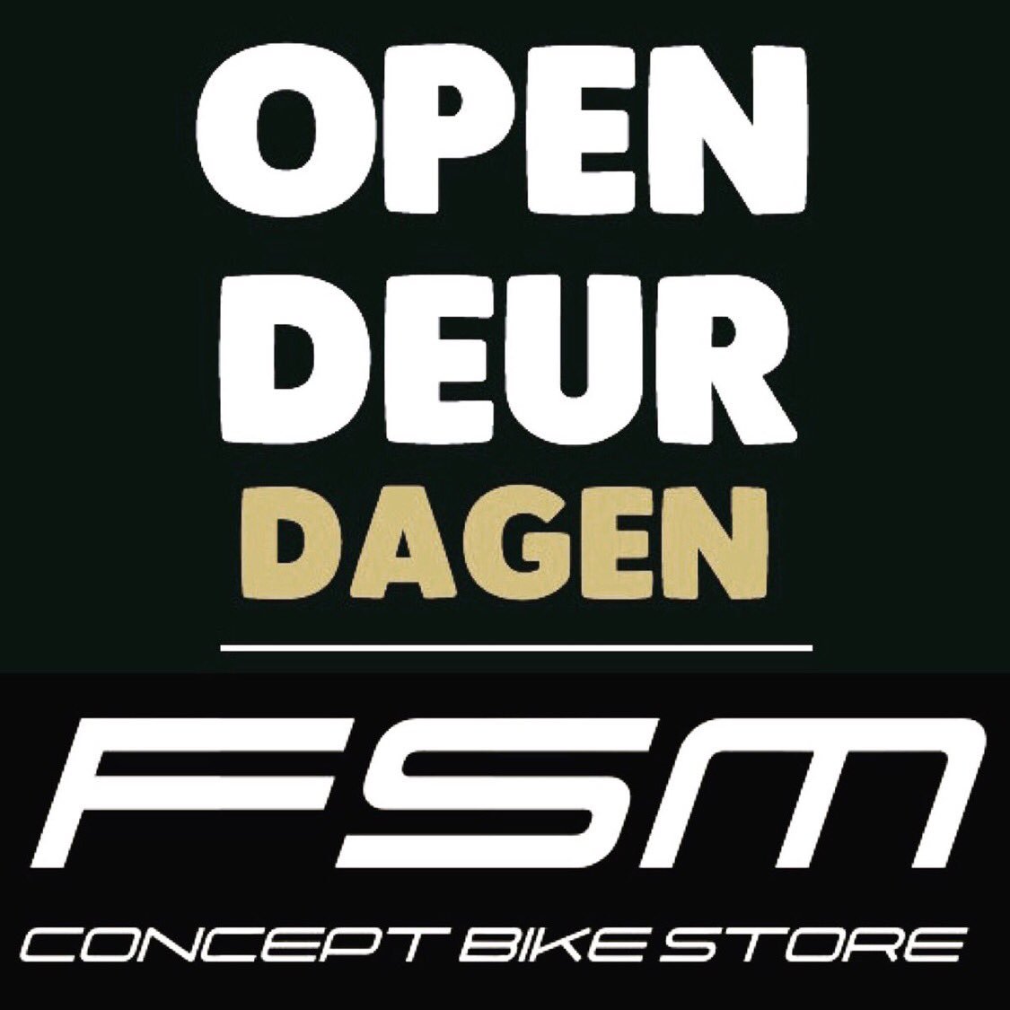 Opendeurdagen 13 &amp; 14 April 2018. Breng ons een bezoekje en bekijk ons gamma 2018‼️.              fsmbikes.com