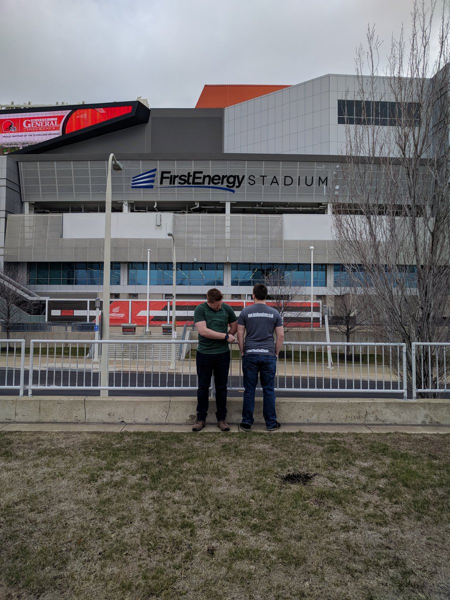 Matt_ITEZ's tweet photo. Next up @FEStadium home of the Cleveland Browns. This stadium and city deserves better than last year's performances! @IntoTheEndZone_
@Browns
@BrownsEngland 
@BrownsUK
#Browns #DawgPound https://t.co/TwyDpnMVB1