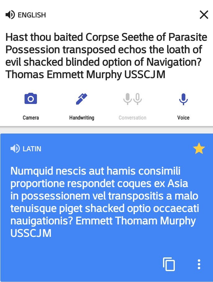 Thomas Emmett Murphy USSCJM