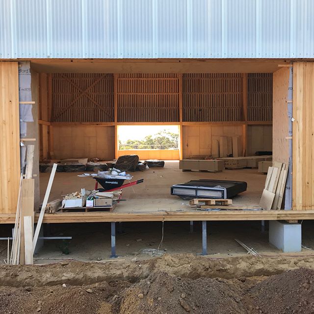 Pingelly Recreation and Cultural Centre nearing completion . Iph architects with Advanced Timber Solutions #ipharchitects #timberconstruction #timberbuilt #timber #yellowstringybark