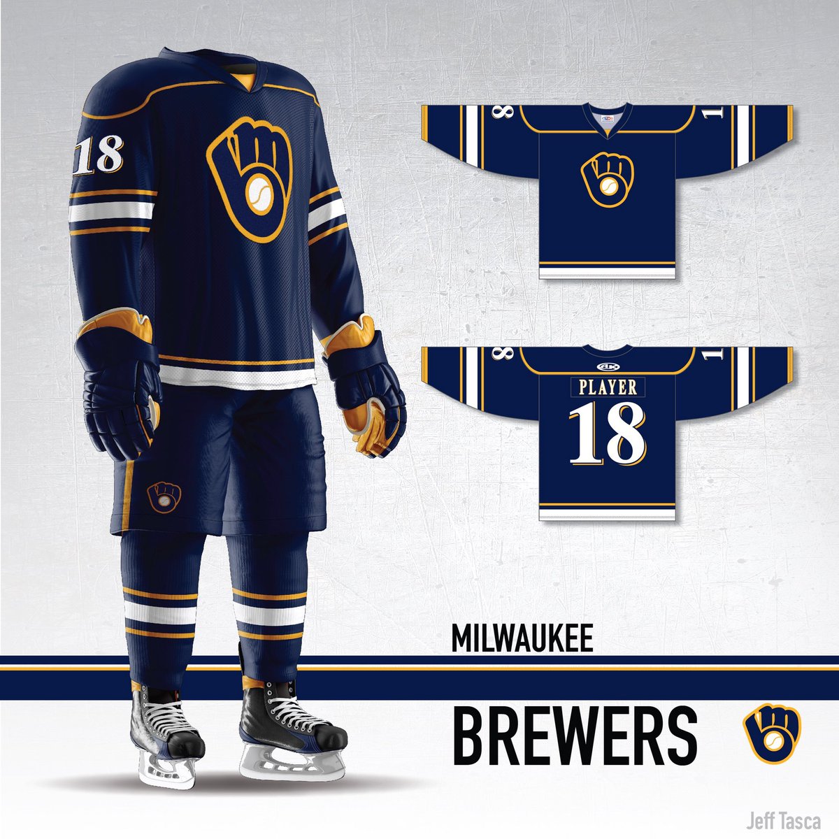 milwaukee admirals brewers jersey