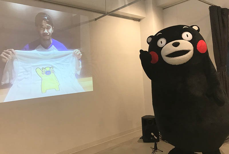 くまモンのぬりえtシャツ