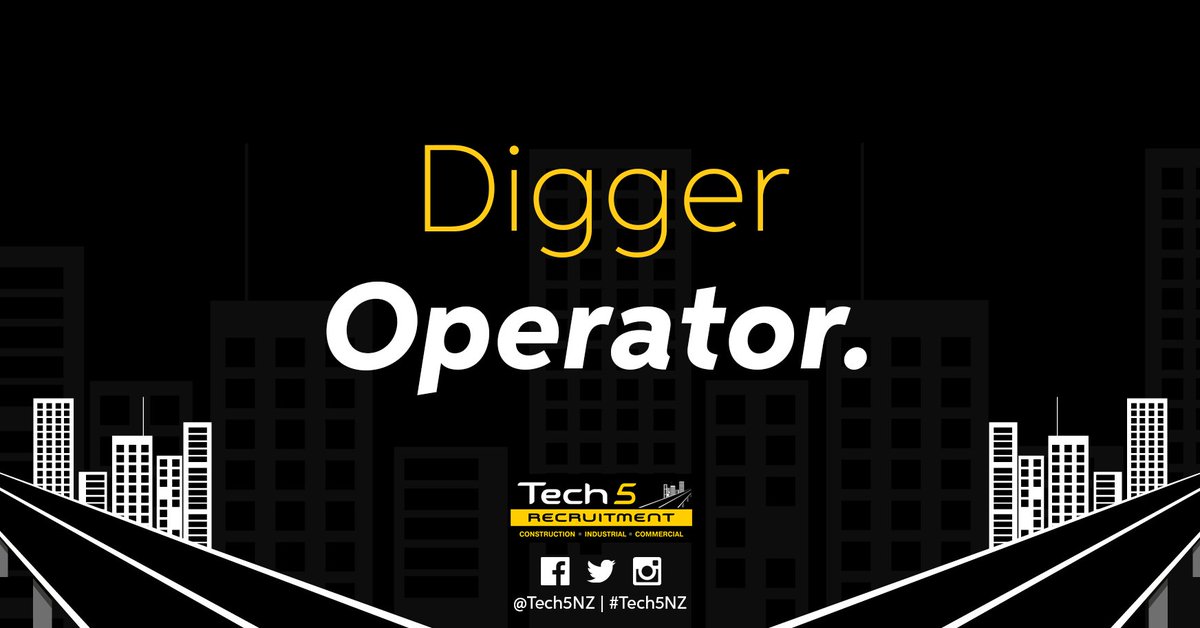 Tech5NZ's tweet photo. We're in need of a #DiggerOperator to start in Mt. Albert immediately, in #Auckland.
Get the lowdown: https://t.co/vbCJBbl3z8
Kate's awaiting your call #now so call her on 09 362 0555. Easy!
#Tech5
#NZJobs
#BuildingNZ https://t.co/rOmepCpckP