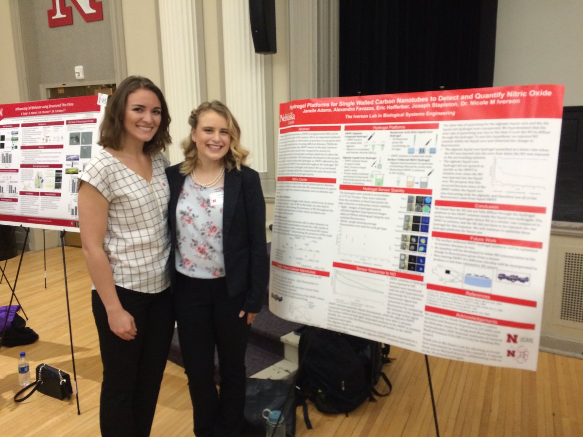 So proud of my undergrads!! A big thank you to UCARE and <a href="/CIBC_nebraska/">Nebraska CIBC</a> for the funding that made this possible! <a href="/UNL_BSE/">Nebraska Biological Systems Engineering</a> <a href="/UNL_IANR/">Institute of Agriculture and Natural Resources</a> <a href="/NebEngineering/">Nebraska Engineering</a>