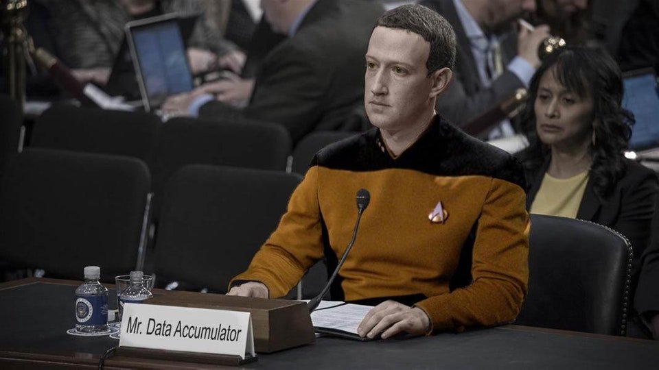 QuirkyRobots's tweet photo. https://t.co/485yAng6OB

#LieutenantCommanderData #StarTrek #StarTrekTNG #MarkZuckerburg #Android #BrentSpiner #Facebook #FacebookData #CambridgeAnalytica #HouseOfRepresentatives #TV #Media https://t.co/0yzOldJht2