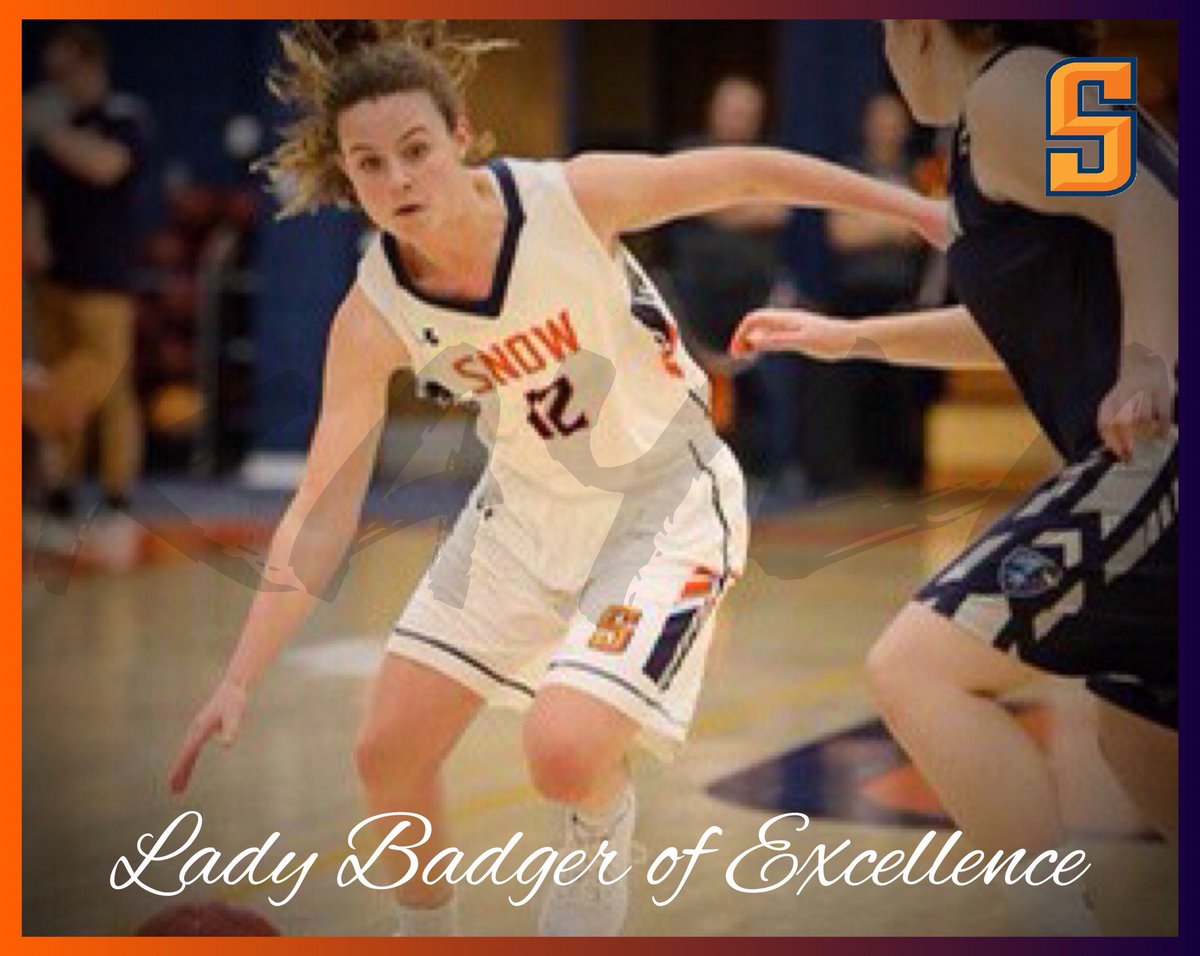 Snow_WBB's tweet photo. Kayla Hugie, voted by her teammates as this years Lady Badger of Excellence Award. Congrats @khugie12 #AlwaysUs https://t.co/nGw3DMoKbg